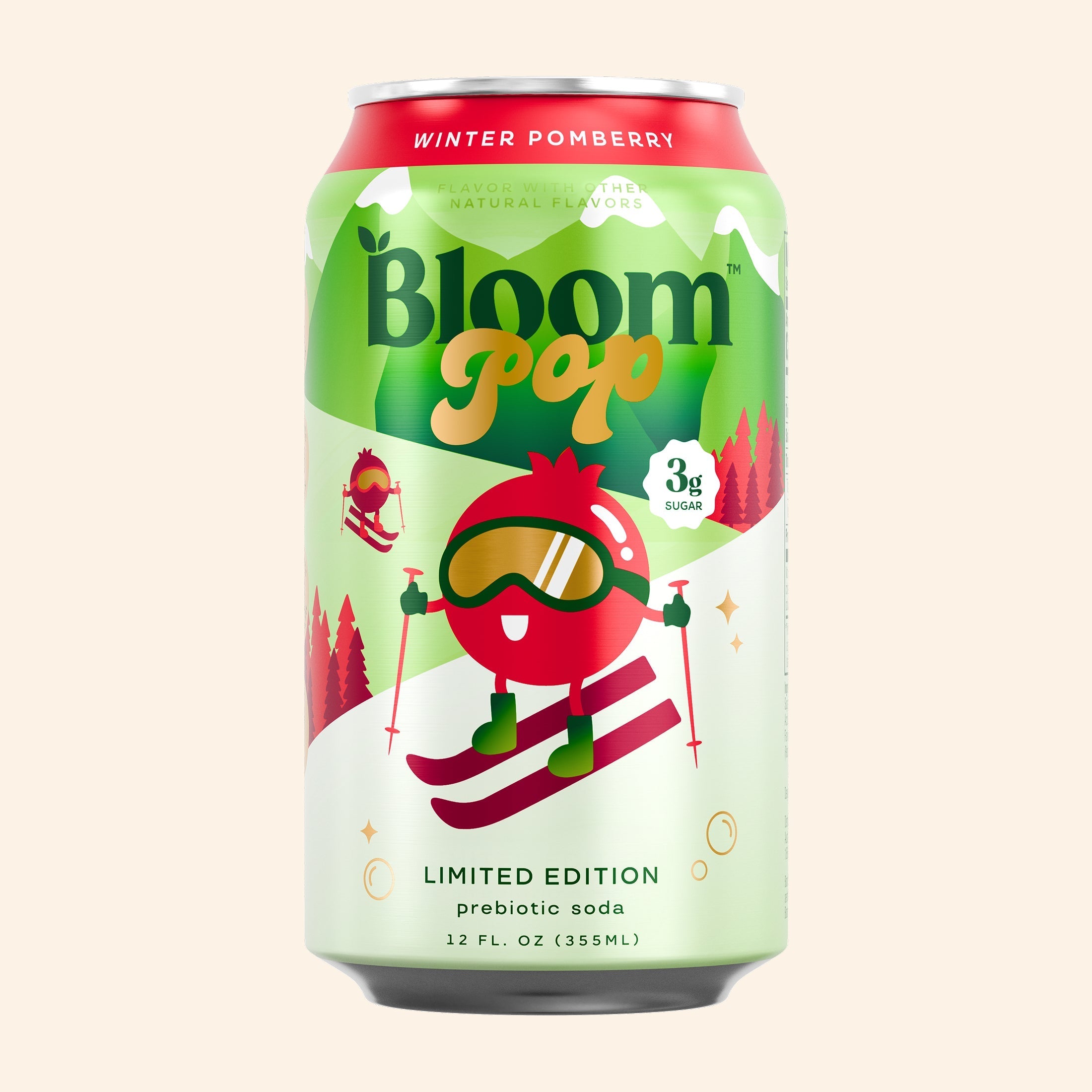 Bloom Pop™ Prebiotic Soda - Creatine for Daily Routines