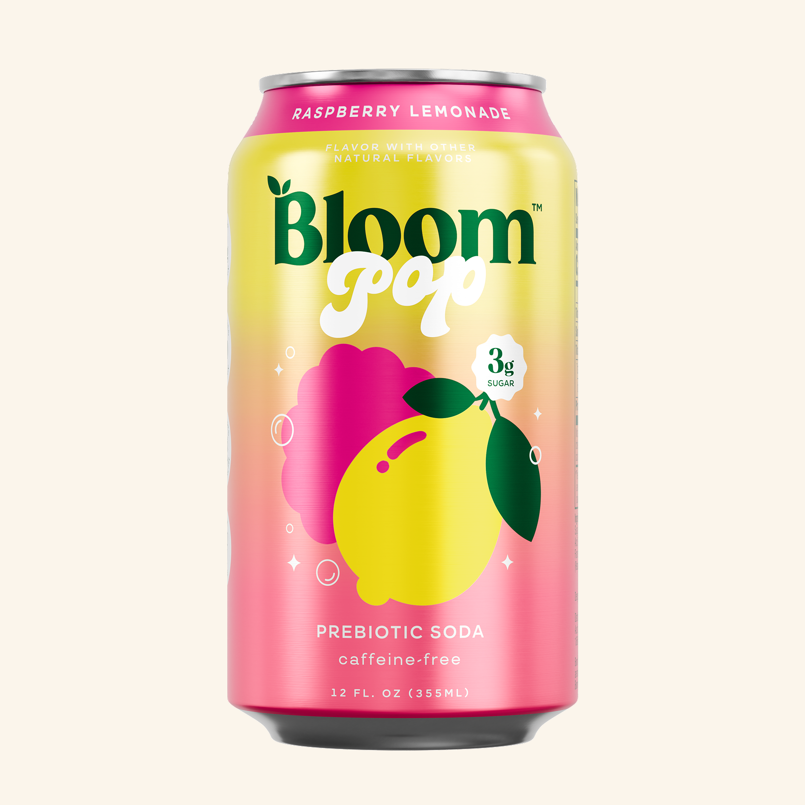 Bloom Pop™ Prebiotic Soda - Creatine for Daily Routines